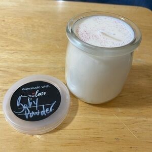 Hand Poured Baby Powder Scented Soy Candle​